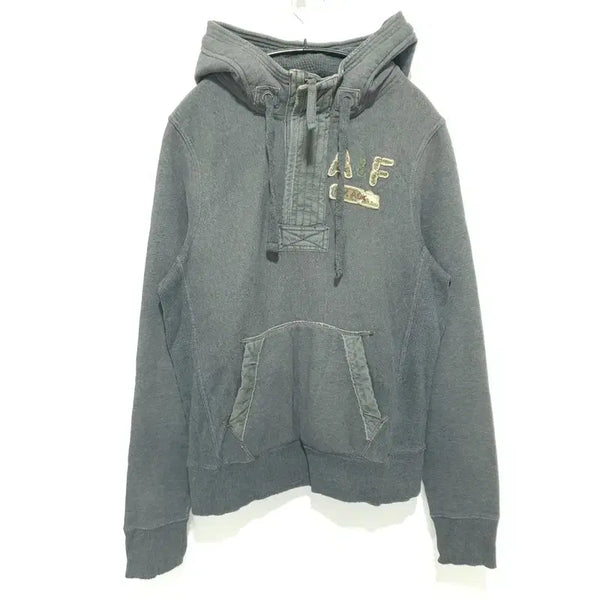 [BUNJANG] Abercrombie & Fitch Brushed Half-Zip Hoodie - Size M / 아베크롬비 기모 반집업 후드 티 M_i4474
