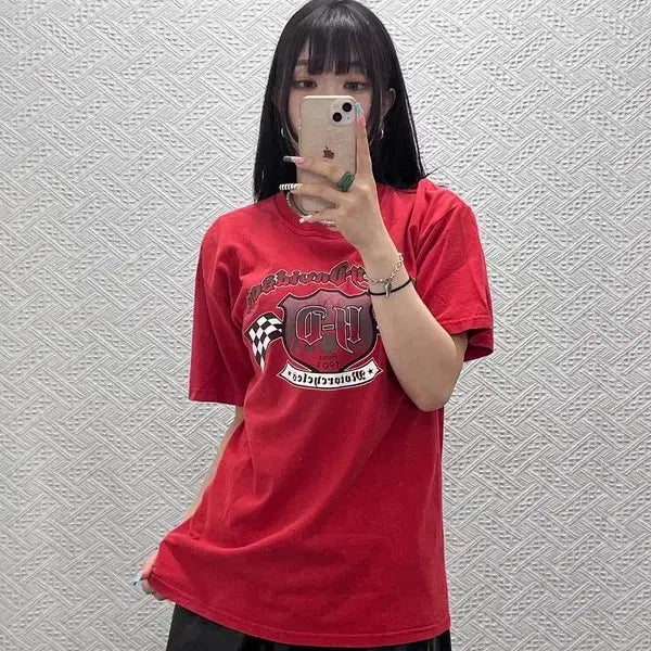 [BUNJANG] Harley-Davidson Vintage Street Punk Motor Racing Short Sleeve T-Shirt / 할리 데이비슨 빈티지 스트릿 펑크 모터레이싱 반팔티 M C12972