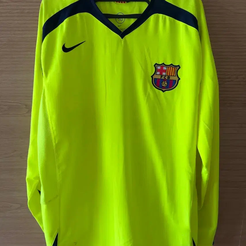 [BUNJANG] 05-06 Barcelona Away Long Sleeve Football Jersey / 05-06 바르셀로나 어웨이 긴팔