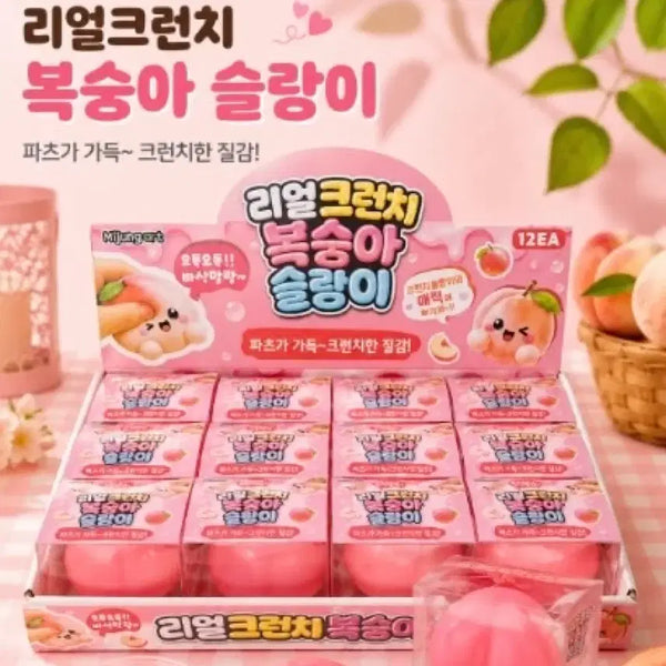 [BUNJANG] Real Crunch Peach Jelly Peach Crunch Jelly / 리얼크런치 복숭아 슬랑이 복숭아크런치 말랑이