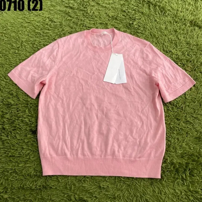 [BUNJANG] Arket Knit Short Sleeve T-Shirt / 아르켓 니트 반팔