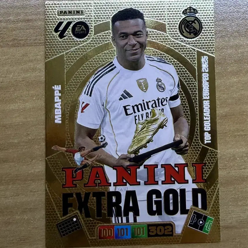 [BUNJANG] Panini Adrenalyn Golden Boots Mbappé Card / 파니니 아드레날린 골든 부츠 음바페 카드