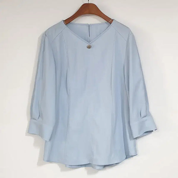 [BUNJANG] DEMIAN 26 Year Sky Blue Blouse / DEMIAN 데미안 26년 블라우스 55