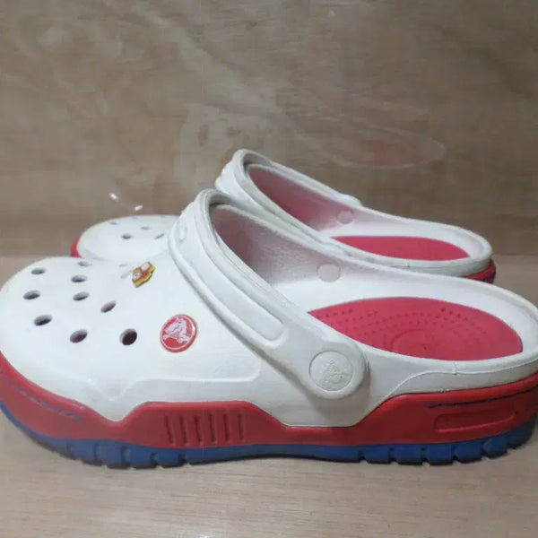 [BUNJANG] Crocs Sandals Slippers White / 후루룩구제2 남250 크록스 샌들 슬리퍼 화이트 260710