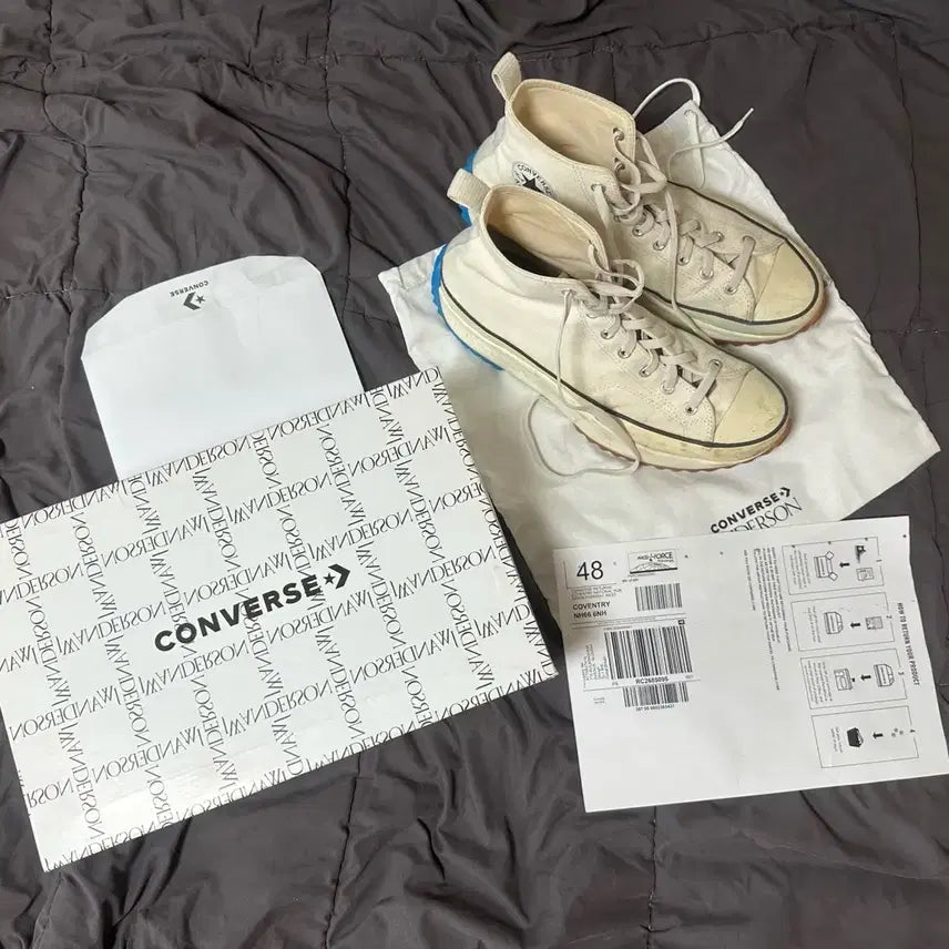 [BUNJANG] Converse Run Star Hike JW Anderson High Top White / 310 컨버스 런스타 하이크 JW 앤더슨 하이탑 화이트