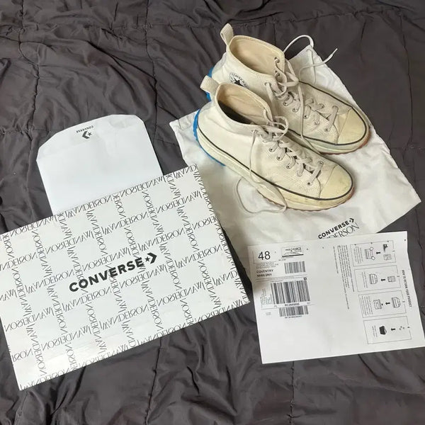 [BUNJANG] Converse Run Star Hike JW Anderson High Top White / 310 컨버스 런스타 하이크 JW 앤더슨 하이탑 화이트