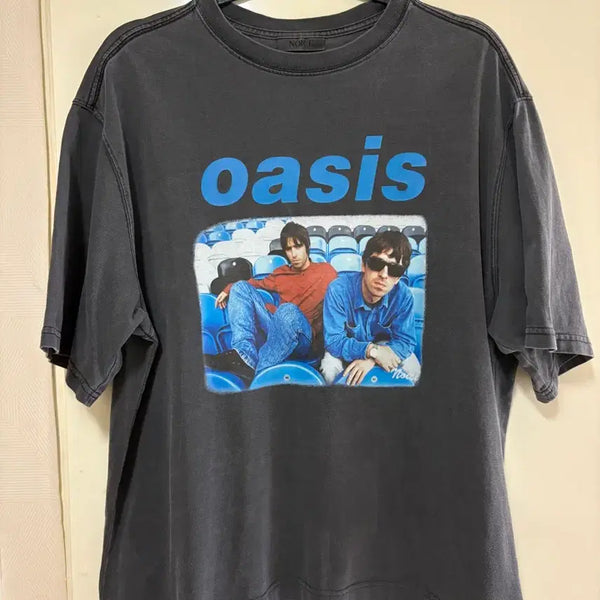 [BUNJANG] NOICE X Oasis Limited Edition Band T-Shirt (Cropped Version) / 노이스X오아시스 한정판 밴드티 (크롭버전)