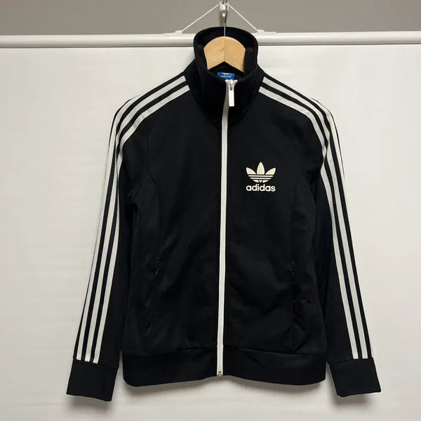 [BUNJANG] Adidas Europa Women's Black Track Top Jersey Size 95 / [정품/95] 아디다스 유로파 여성용 블랙 트랙탑 져지