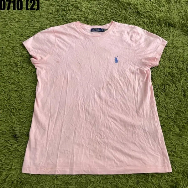 [BUNJANG] Polo Ralph Lauren Pink Short Sleeve T-Shirt / 폴로 랄프로렌 핑크 반팔티