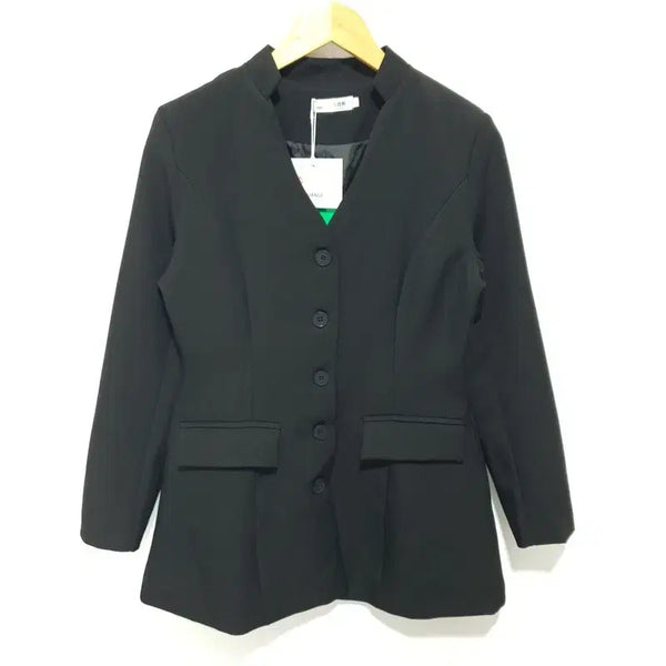 [BUNJANG] Women's Collarless Slim Jacket / 여성 노카라 슬림 자켓 M_M2829