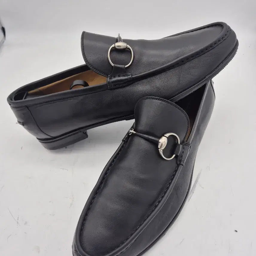 [BUNJANG] Gucci Black Loafers Silver Buckle Size 275 / 구찌 로퍼 블랙 은장 버클 275 사이즈