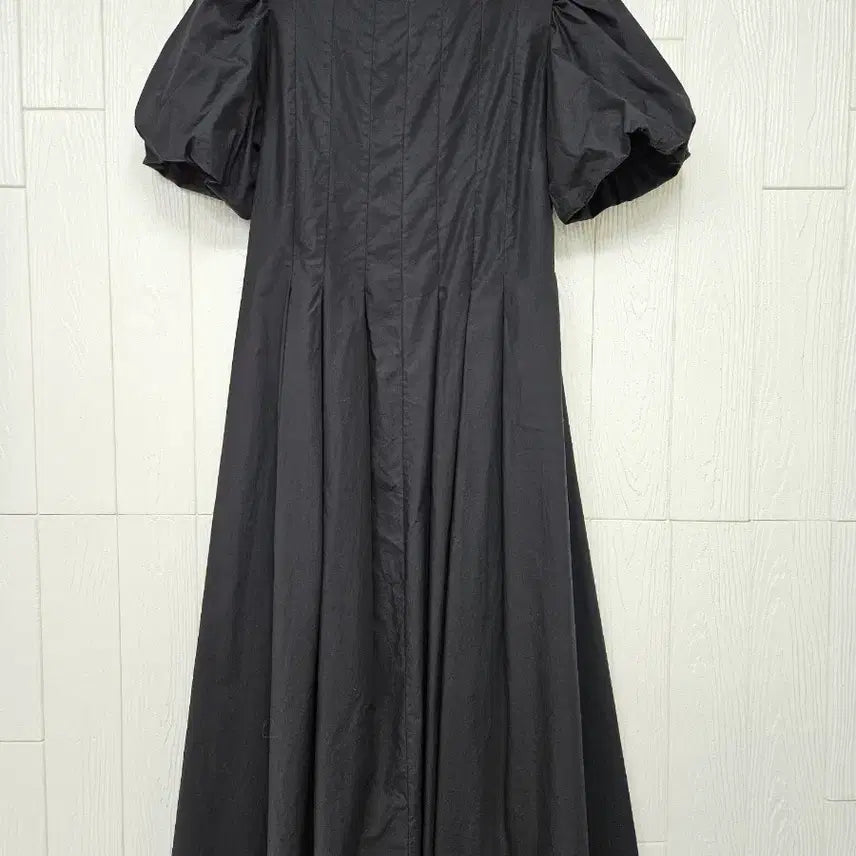 [BUNJANG] Crisp Cotton Balloon Sleeve Dress / 바스락면 벌룬소매 원피스