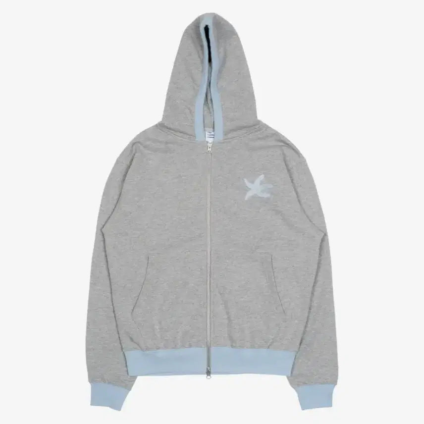 [BUNJANG] The Coldest Moment Line Hooded Zip-Up Hoodie (Size M) / 더콜디스트모먼트 line hooded zip-up 후드집업