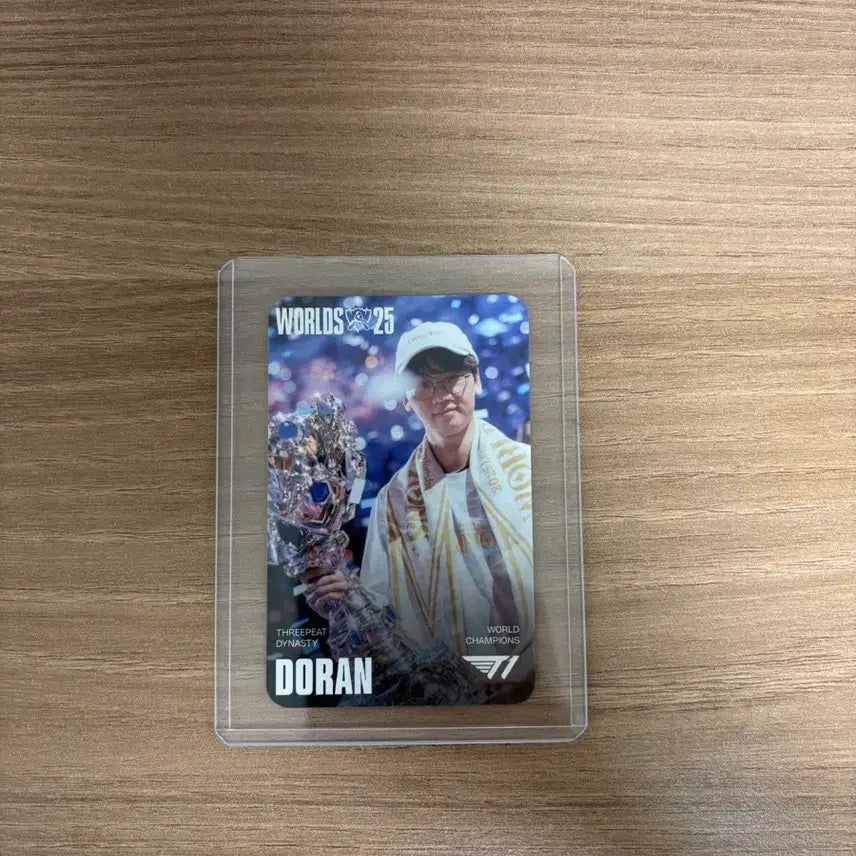[BUNJANG] T1 Doran Worlds 25 Photocard / [MSI 대전 펜페스타] T1 도란 월즈 25 포토카드