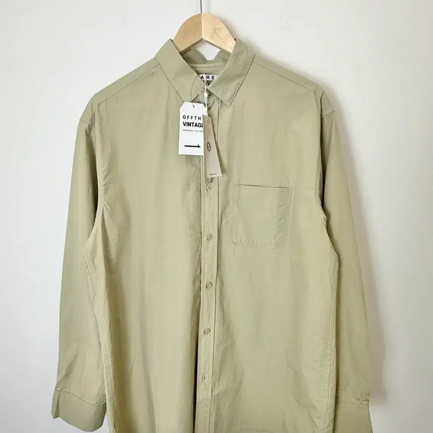 [BUNJANG] SUARE Casual Shirt Khaki M / 수아레 셔츠 카키