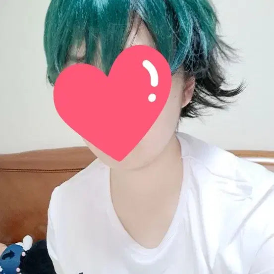 [BUNJANG] My Hero Academia Deku Cosplay Wig and T-shirt Set / 나히아 나의히어로아카데미아 데쿠 가발이랑 티셔츠 일괄판매(개별가능)