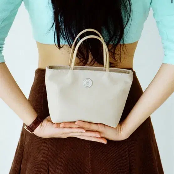 [BUNJANG] MinuteMute Chloe Mini Mochaberg Handbag / 미닛뮤트 클로 미니 모카베이지