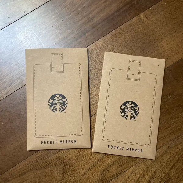 [BUNJANG] Starbucks Pocket Mirror Blue/Pink / 스타벅스 포켓 미러 블루, 핑크 개별 판매 (새제품)