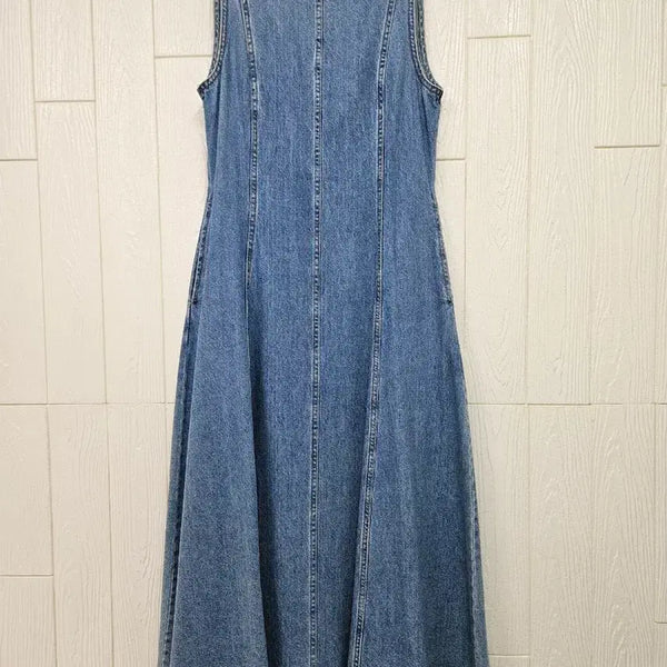 [BUNJANG] Denim Long Dress / 데님 롱원피스