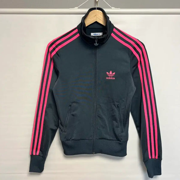 [BUNJANG] Adidas Firebird Back Logo Charcoal Pink Women's Track Top Jersey / [정품/85] 아디다스 파이어버드 백로고 차콜핑크 여성용 트랙탑 져지