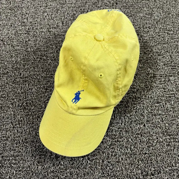 [BUNJANG] Polo Ralph Lauren Pony Yellow Ball Cap / 폴로 랄프로렌 포니 옐로우 볼캡