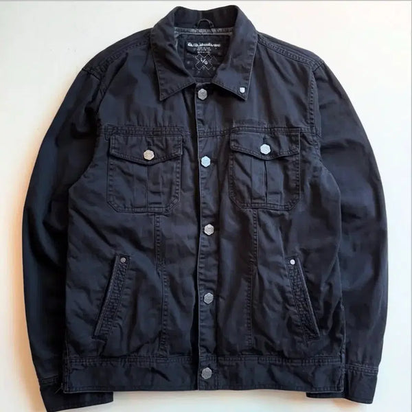 [BUNJANG] Quiksilver Heavy Cotton Trucker Jacket / 퀵실버 헤비 코튼 트러커 재킷