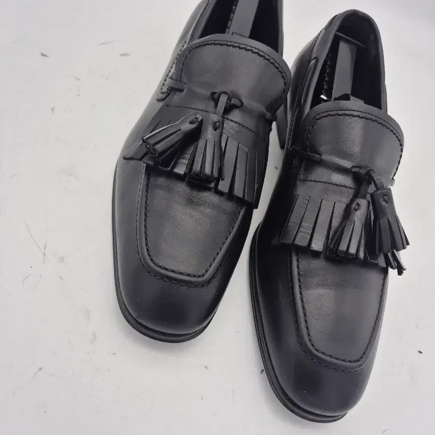 [BUNJANG] Salvatore Ferragamo Men's Tassel Loafer Black Size 7 / 페라가모 남성 태슬 로퍼 블랙7 사이즈