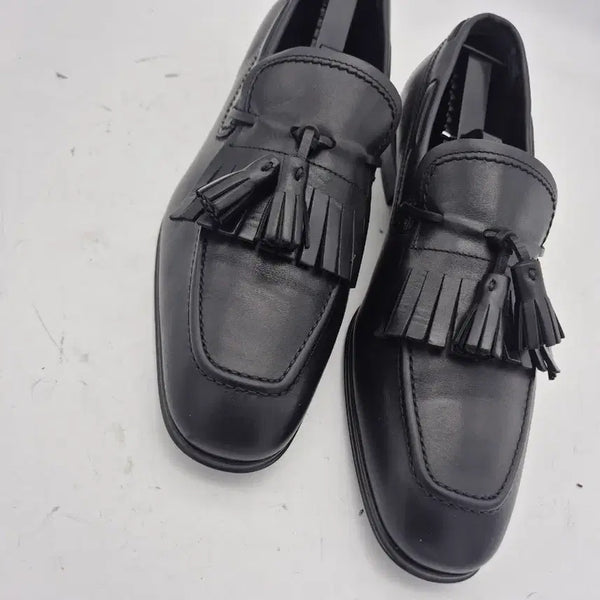 [BUNJANG] Salvatore Ferragamo Men's Tassel Loafer Black Size 7 / 페라가모 남성 태슬 로퍼 블랙7 사이즈