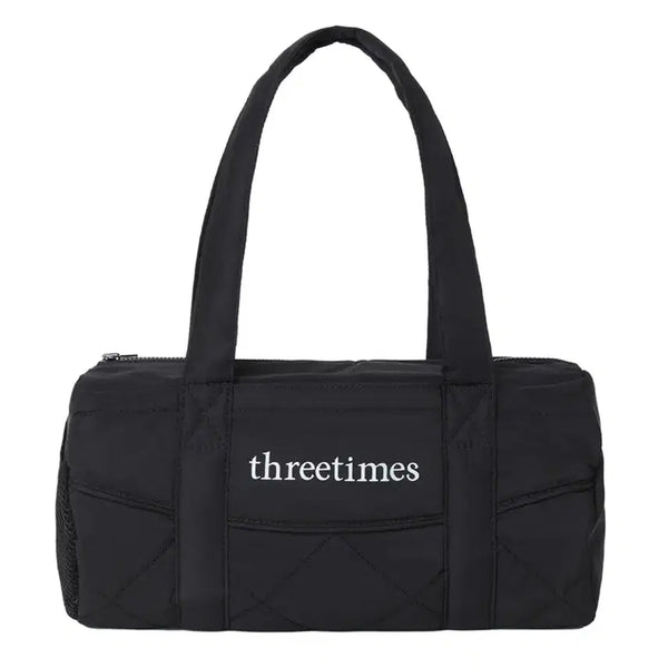 [BUNJANG] Three Times Bebe Sport Bag Black / 쓰리타임즈 베베 스포츠백 블랙 가방