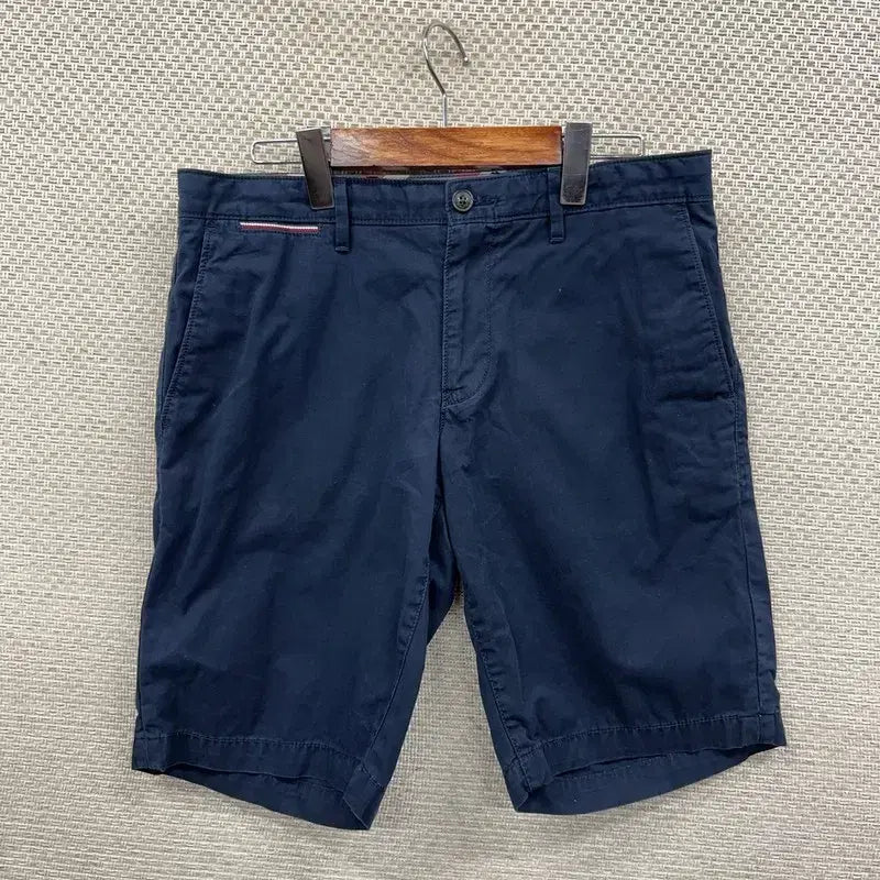 [BUNJANG] Tommy Hilfiger Cotton Shorts 32 Inch / 타미힐피거 코튼팬츠 면 반바지 32인치 D08395