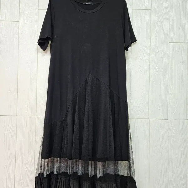 [BUNJANG] See-Through Hemline Dress / 밑단시스루 원피스
