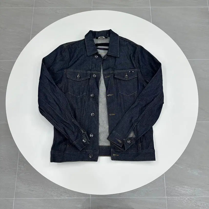 [BUNJANG] Zara Men's Selvedge Denim Trucker Jacket M / 자라 맨즈 포켓 절개 셀비지 데님 트러커자켓 M 95