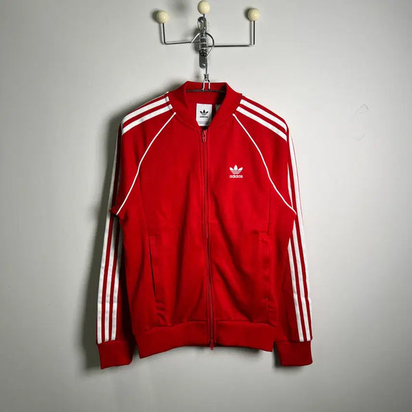 [BUNJANG] Adidas Red SST Track Top Jersey S / ADIDAS 아디다스 레드 SST 트랙탑 져지 S