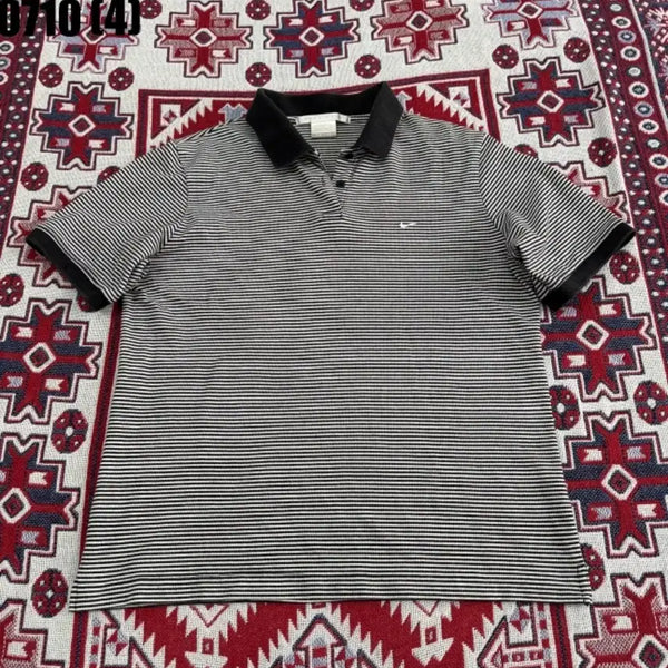 [BUNJANG] Nike Golf Short Sleeve Polo Shirt Black / 나이키 골프 반팔 카라티셔츠 블랙