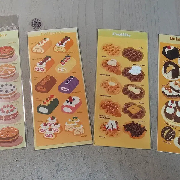 [BUNJANG] Keki Bye Gomi Dessert Seal Sticker Bundle Set New Product / 단종 일괄 새상품 ] 다꾸 / 씰스티커 씰스 / 케키바이고미 / 처분