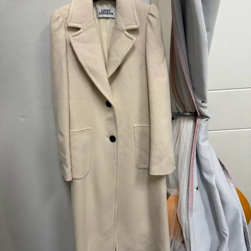 [BUNJANG] Lucky Chouette Long Coat / 럭키슈에뜨 롱코트