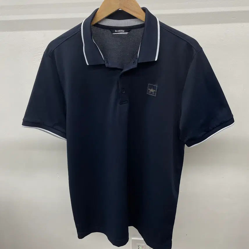 [BUNJANG] Black Yak Men's Functional Short Sleeve Polo T-Shirt / 105)블랙야크 기능성 반팔 카라 티셔츠