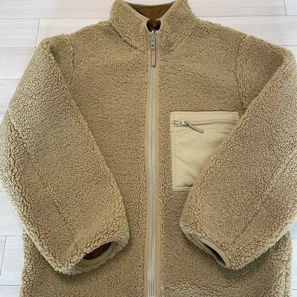 [BUNJANG] Uniqlo U Reversible Boa Fleece Jacket (Size M / Approx. 100) / [중고] 유니클로U 리버시블 보아 플리스 자켓 M사이즈(대략100사이즈)