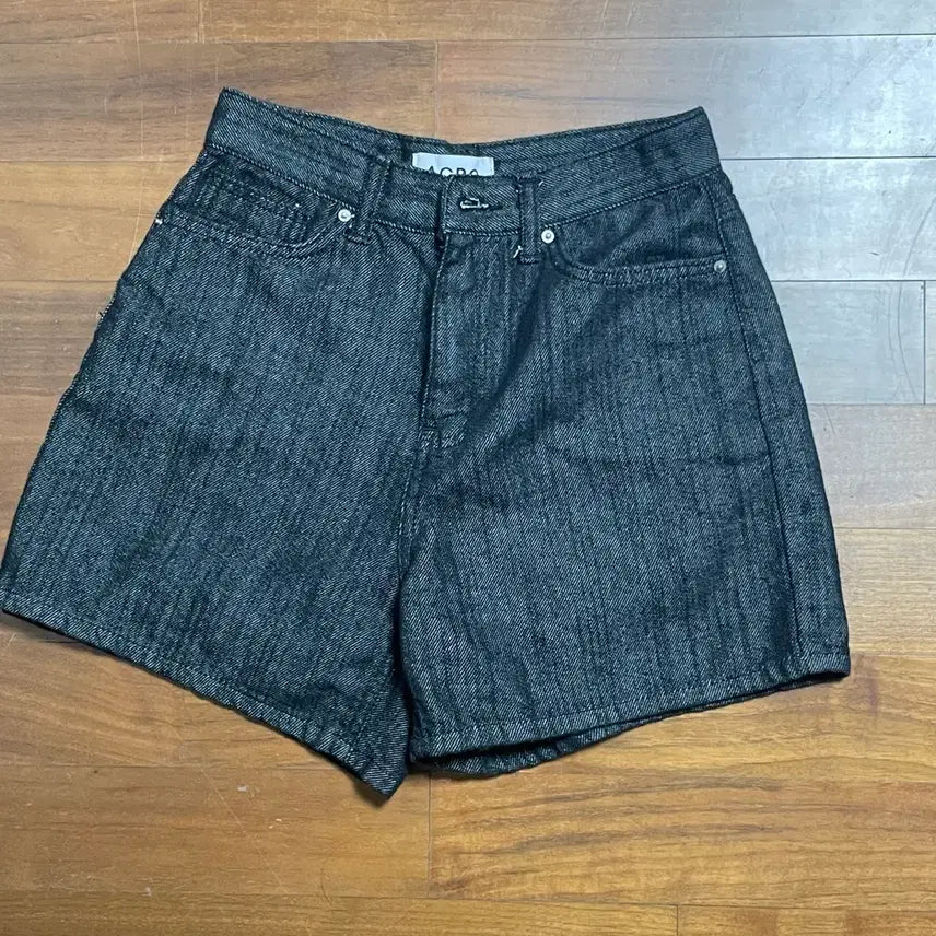 [BUNJANG] ACRO Denim Short Pants Black / ACRO 데님 숏팬츠 블랙