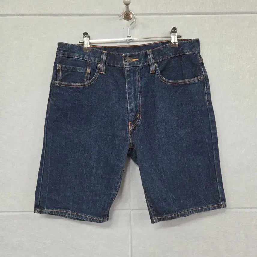 [BUNJANG] Levi's 505C Dark Indigo Denim Half Pants (Size 32) / Levi's 리바이스 505C 진청 데님 하프 팬츠