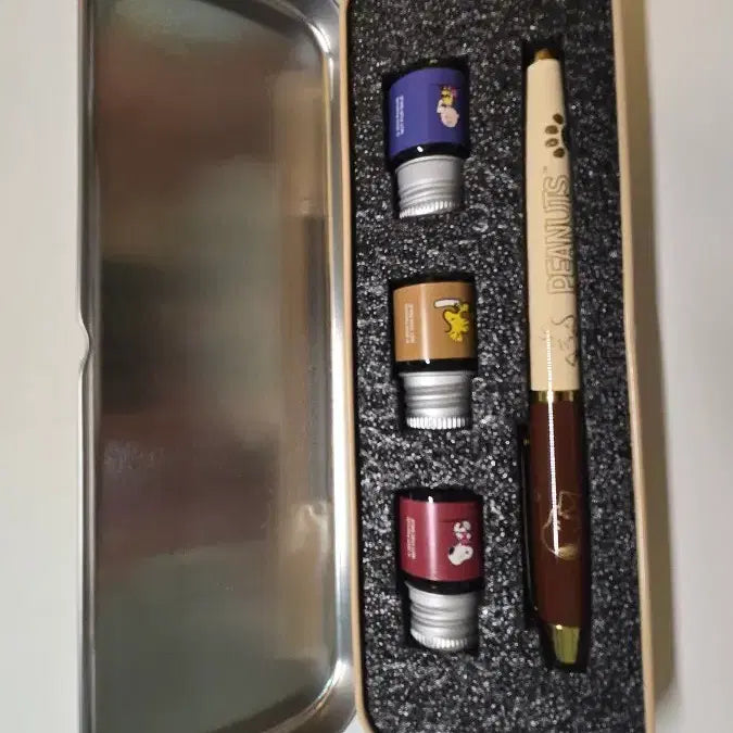 [BUNJANG] Snoopy Fountain Pen and Ink Set / (새상품) 스누피  만년필 잉크 세트