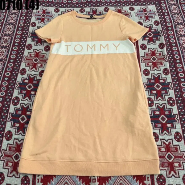 [BUNJANG] Tommy Hilfiger Short Sleeve Midi Dress / 타미힐피거 반팔 원피스