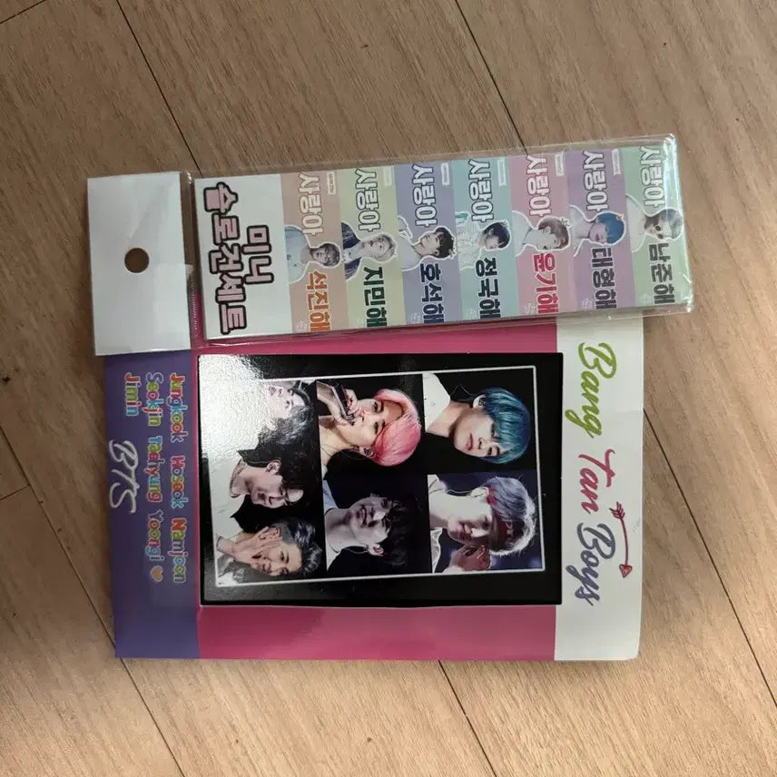 [BUNJANG] BTS Mini Slogan and Photocard Set / 방탄 미니 슬로건 및 포카 양도