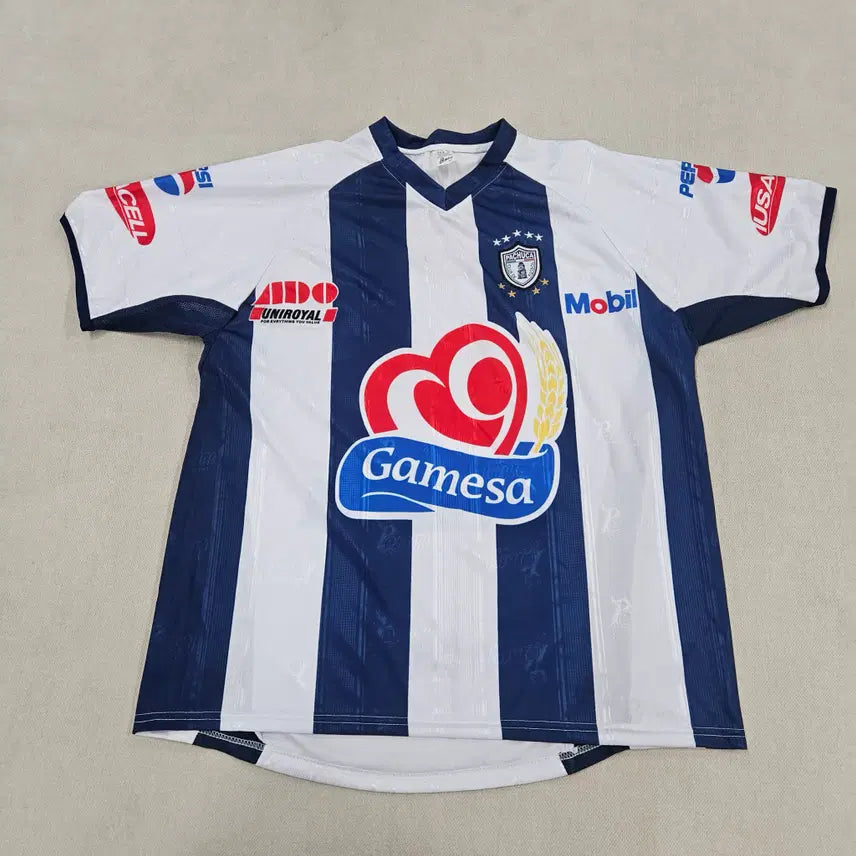 [BUNJANG] Pachuca FC 07-08 Home Short Sleeve Jersey / 실측확인 파추카FC 유니폼 반팔 티 0708Y2