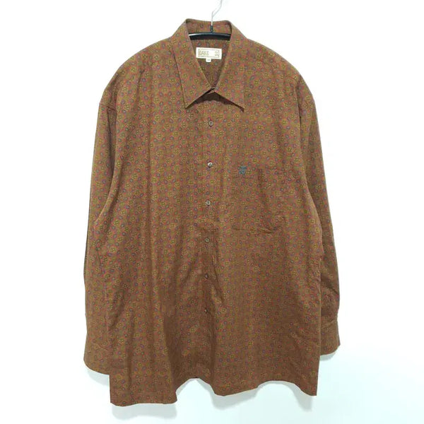 [BUNJANG] Daks Vintage Geometric Pattern Shirt / 닥스 빈티지 기하학 패턴 셔츠 100_M2826