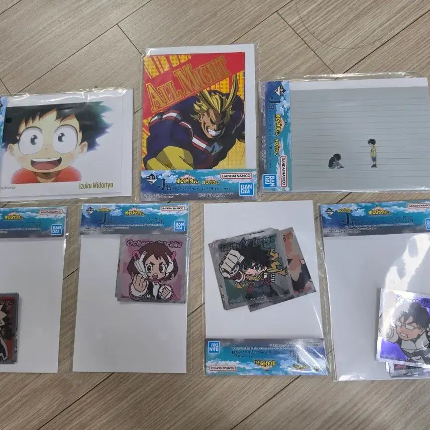 [BUNJANG] My Hero Academia J-Prize Stationery Set Sealed Bundle Set / 나히아 j상 문구세트 미개봉