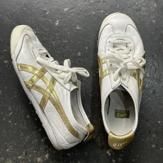 [BUNJANG] Onitsuka Tiger Mexico 66 White Gold / 235 오니츠카타이거 멕시코 66 화이트 골드