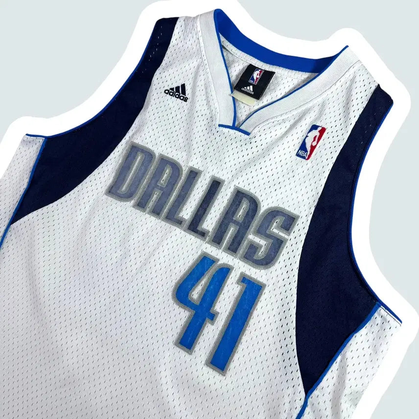 [BUNJANG] Adidas Dallas Mavericks Dirk Nowitzki NBA Jersey (No. 34) / NBA 아디다스 댈러스 매버릭스 디르크 노비츠키 유니폼 (No.34)