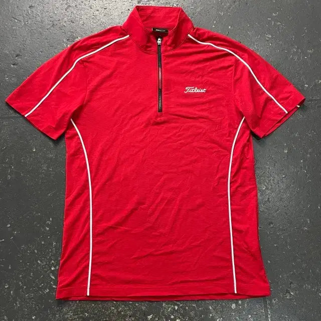 [BUNJANG] Titleist Half-Zip Short Sleeve Shirt / 105 타이틀리스트 반집업 반팔