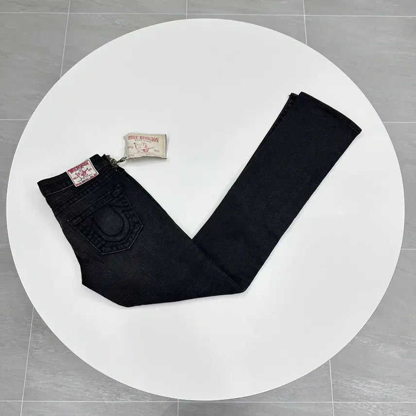 [BUNJANG] True Religion Black Bootcut Denim Pants 27 / 새상품 트루릴리전 블랙 부츠컷 데님팬츠 27
